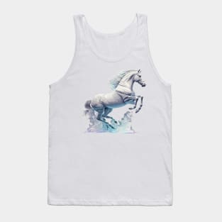 Elegant white horse Tank Top